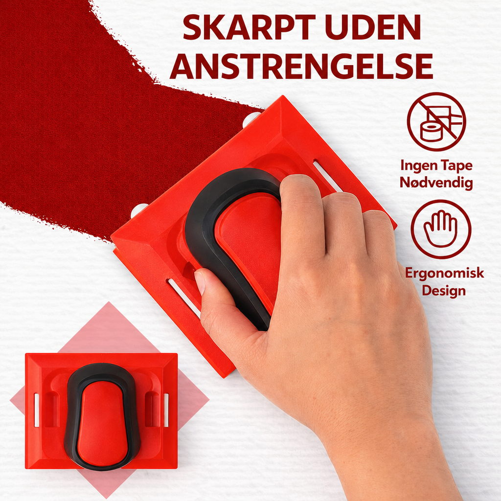 EdgeFlow Malerguide — skarpe kanter uden tape