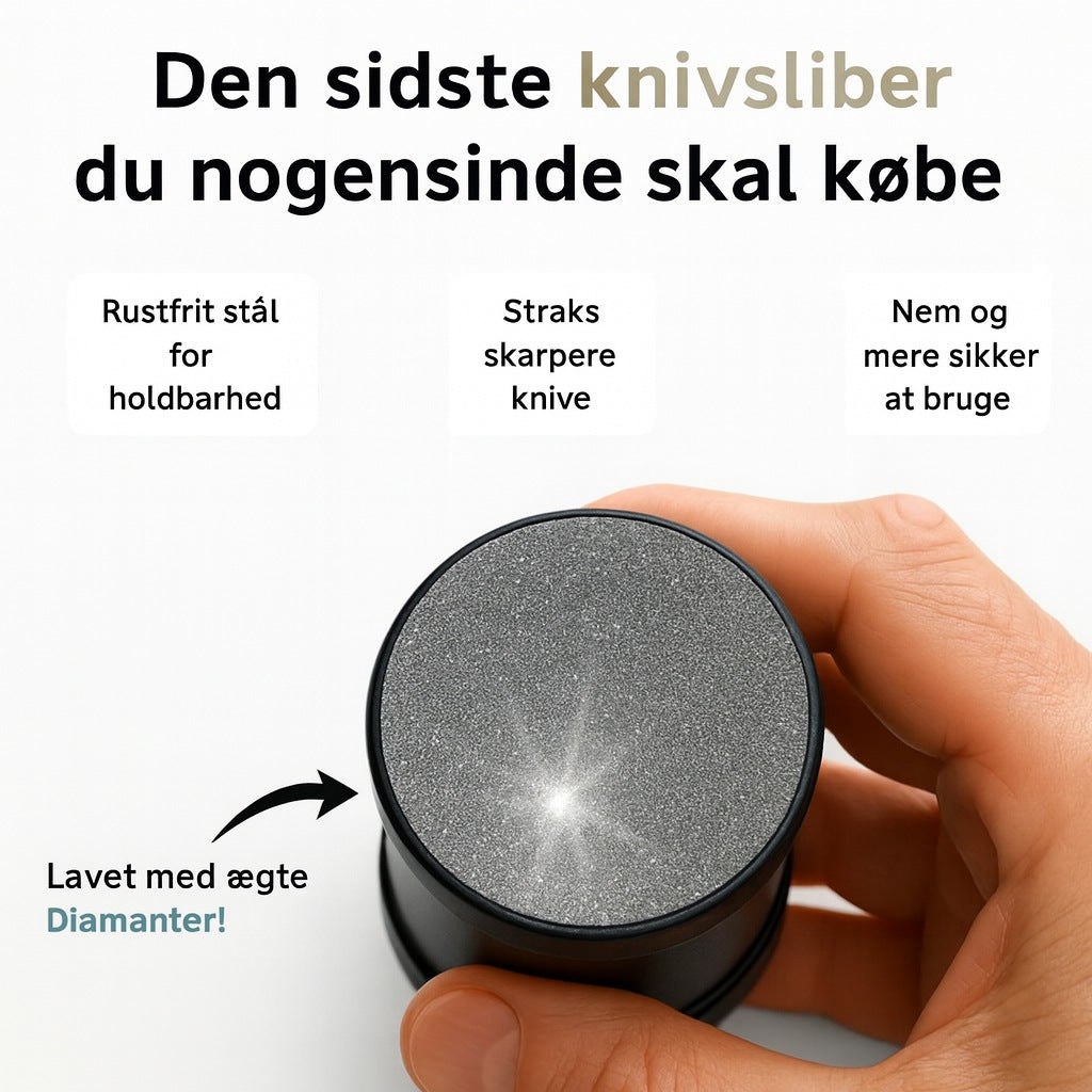 Diamant slibesystem til knive – sæt